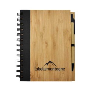 Bamboo Notebook with Pen - Image 2