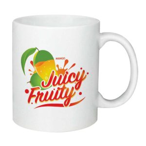 White Ceramic Mugs - Image 2