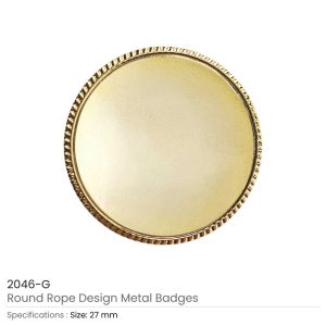 Round Rope Design Logo Badges - Image 3