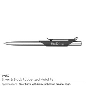 Silver and Black Metal Pens - Image 3