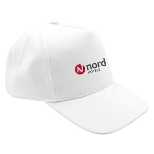White Cotton Caps - Image 2