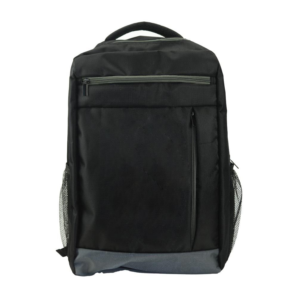 Backpacks in Black 1680D Polyester Material | Promotional Gifts Suppliers