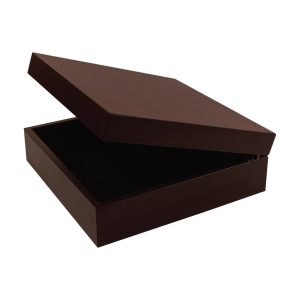 Luxury Black Plain Wooden Gift Box Size XL - Image 4