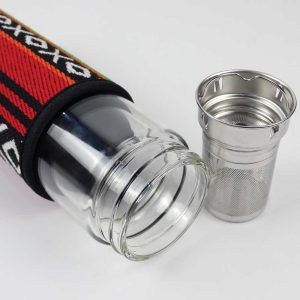 Double Wall Glass Bottles with SADU Sleeve 500ml - Image 5