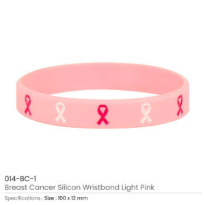 Breast Cancer Awareness Wristbands with Logo - Image 3