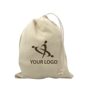Cotton Pouch Bags with Drawstring - Image 2