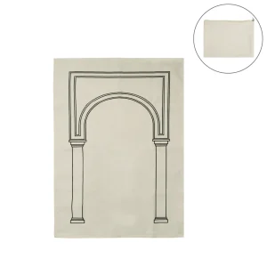 Prayer Mat with Pouch, Cotton Material, Eco-Friendly & Portable