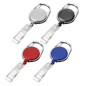 Reel Badges with Carabiner and Belt Clip - Image 1