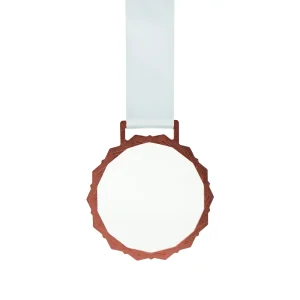 Glass Medals with Metal Frame and 3cm White Ribbon - Image 7