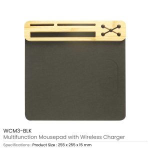 Multi-Function Mousepads with 10W Wireless Charger - Image 3