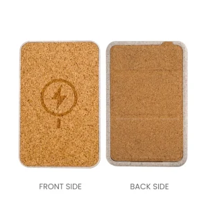 Cork MagSafe Wireless Powerbank with Foldable Stand, 15W, 10000 mAh - Image 5