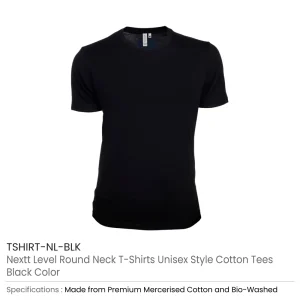 Nextt Level Bio-Washed Round Neck T-Shirts for Men - Image 8