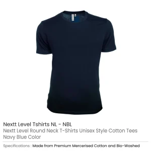 Nextt Level Bio-Washed Round Neck T-Shirts for Men - Image 9