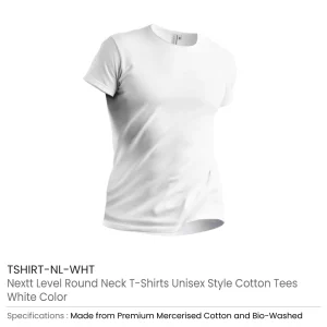 Nextt Level Bio-Washed Round Neck T-Shirts for Men - Image 7