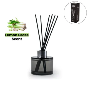 Aroma Reed Diffuser with Lemon Grass Scent 100ml & 6 Pcs Sticks - Image 1