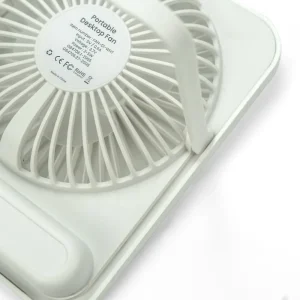 Rechargeable Table-Top Fan with Rotating Desk Stand, Compact & Portable, Type-C - Image 8